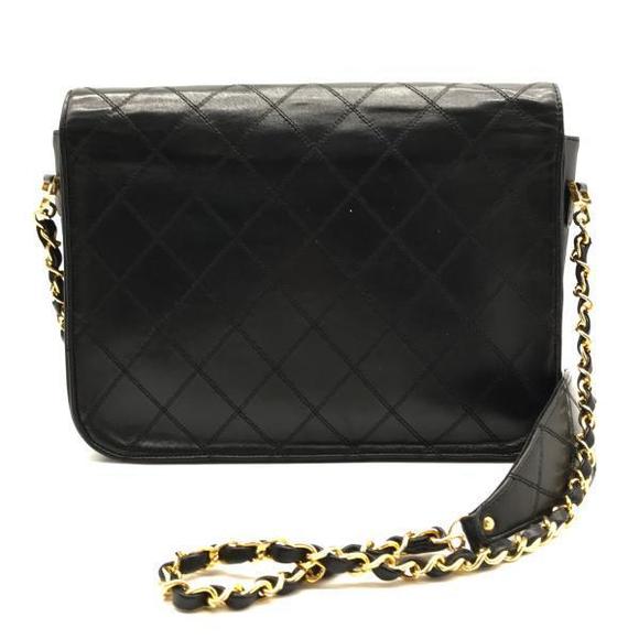 Chanel Chain Big Coco Bag Shoulder Black Bicolore Mark - Picture 1 of 9